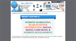 Desktop Screenshot of maxseopro.com